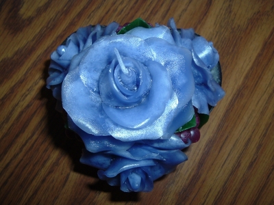 Blue Rose with Lilly